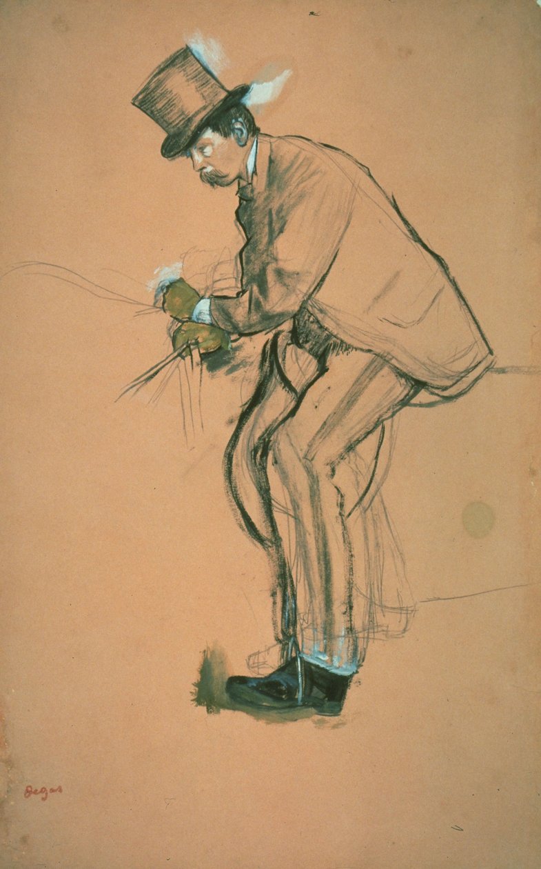 Gentleman Rider od Edgar Degas