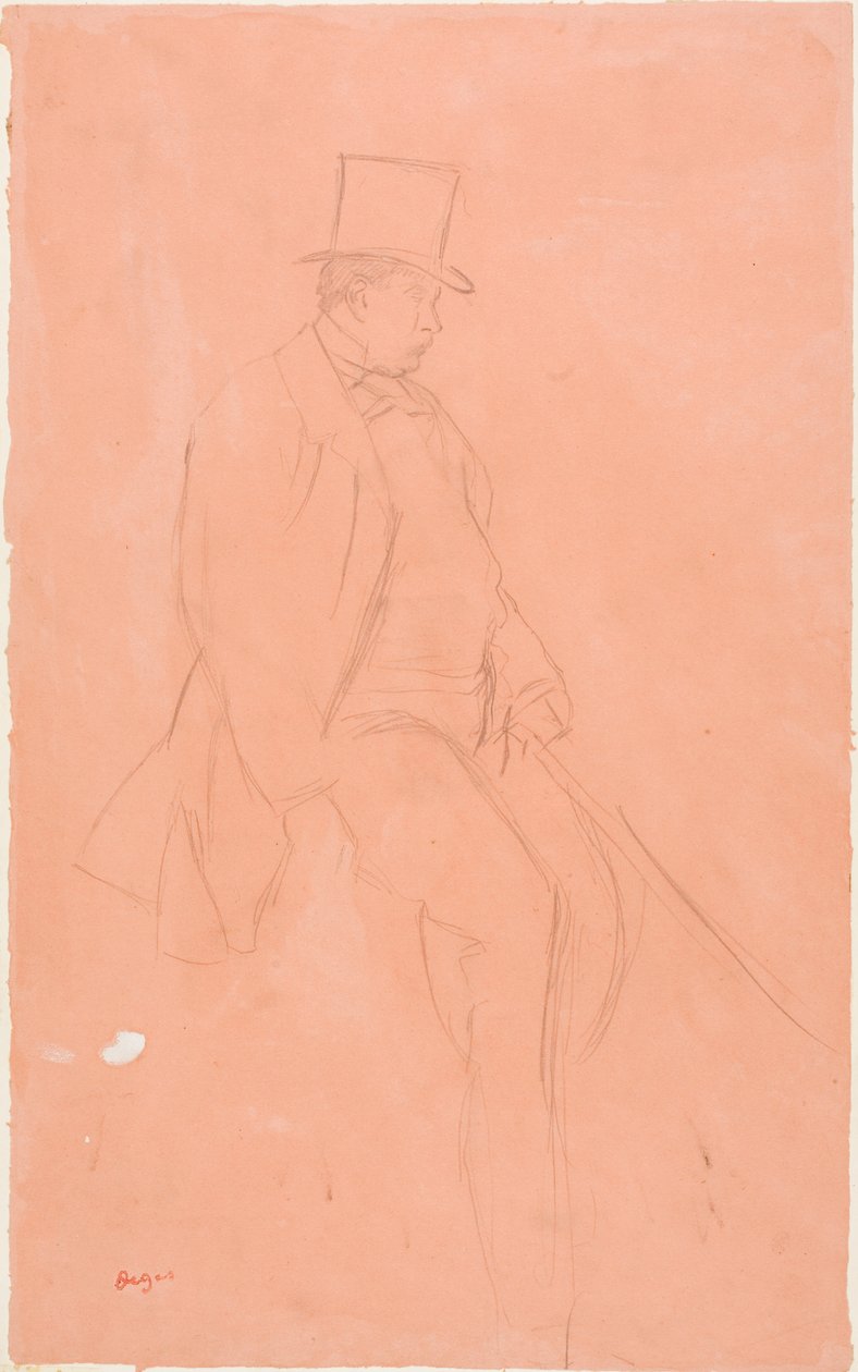 Gentleman Rider od Edgar Degas