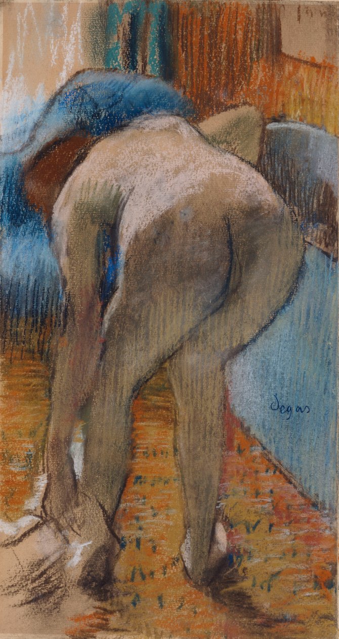 Vycházení z vany od Edgar Degas