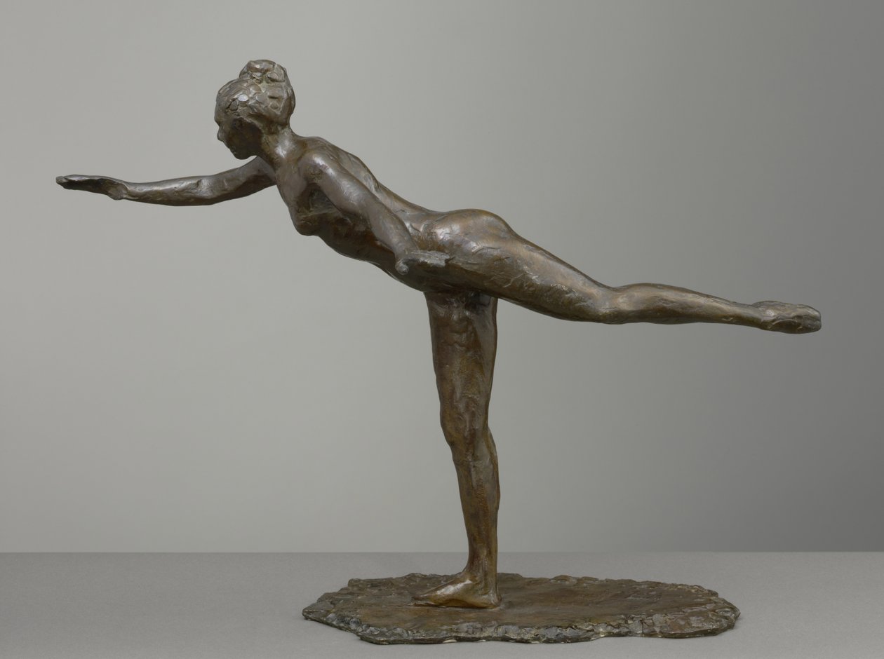 Velká arabeska, podruhé, modelováno kolem 80. let 19. století, lité 1919-21 od Edgar Degas