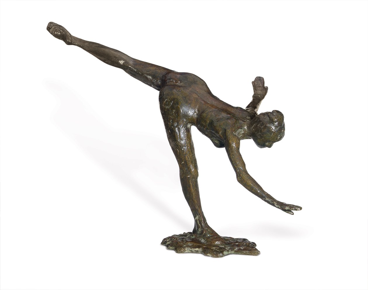 Velká arabeska, potřetí; Velká arabeska, potřetí, c.1882-1895 od Edgar Degas