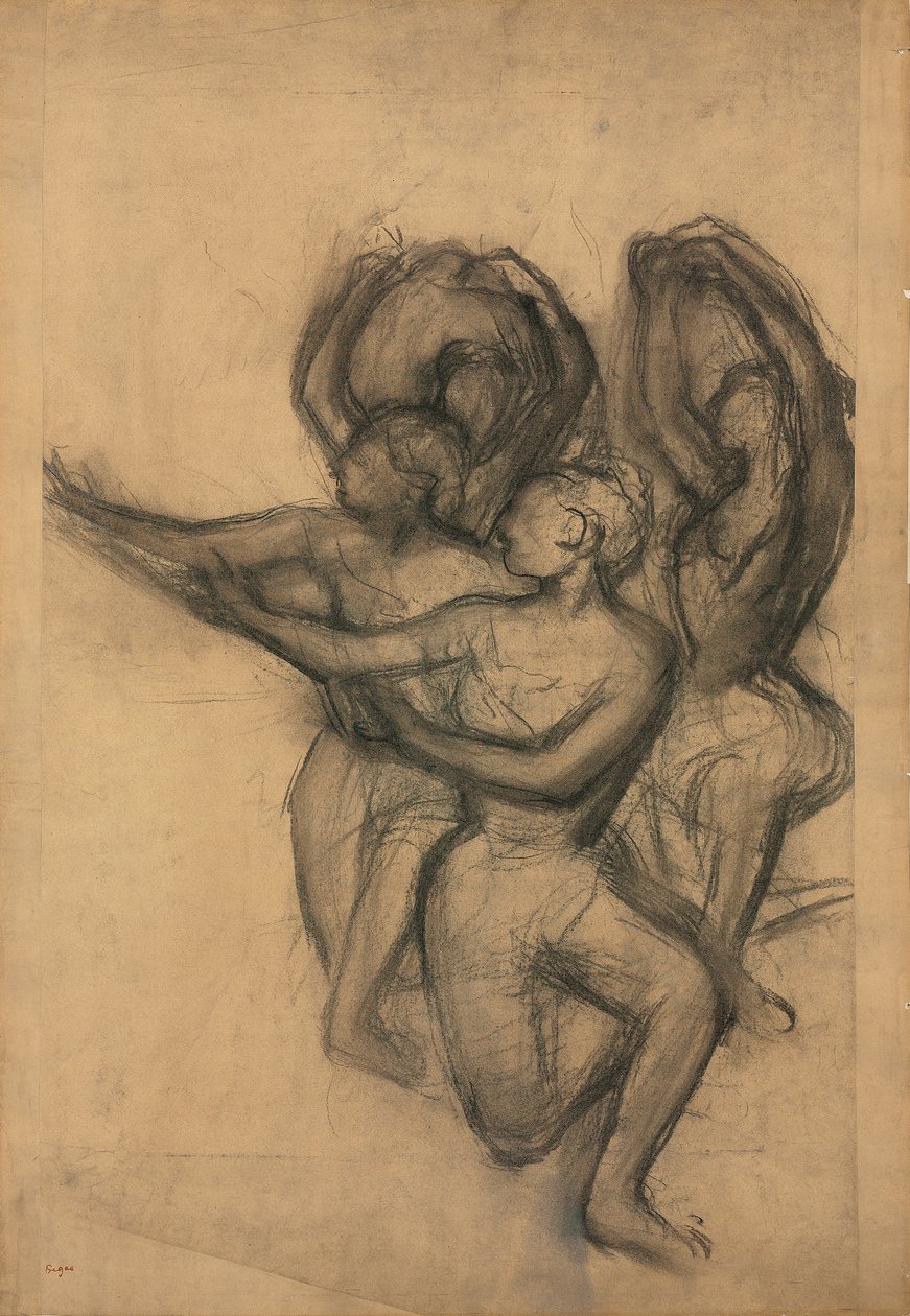 Skupina tanečníků; Skupina tanečníků, kolem 1895-1900 od Edgar Degas