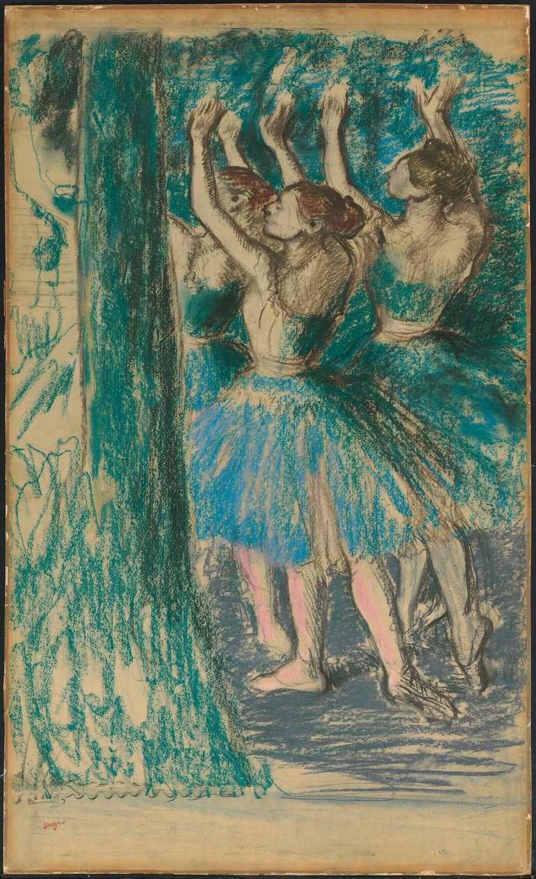 Skupina tanečníků, kolem roku 1898 od Edgar Degas