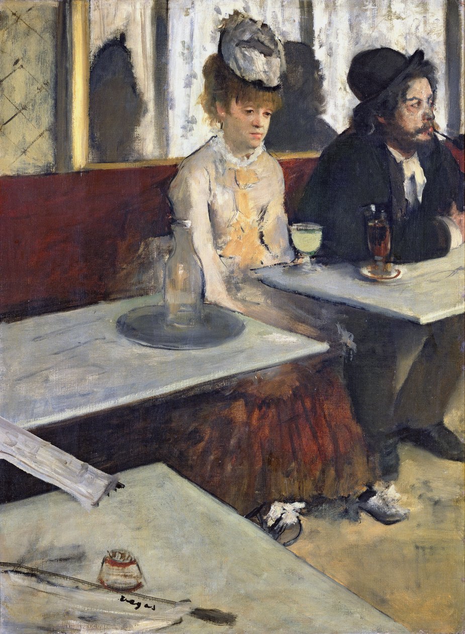 V kavárně aneb Absint, asi 1875-76 (olej na plátně) od Edgar Degas