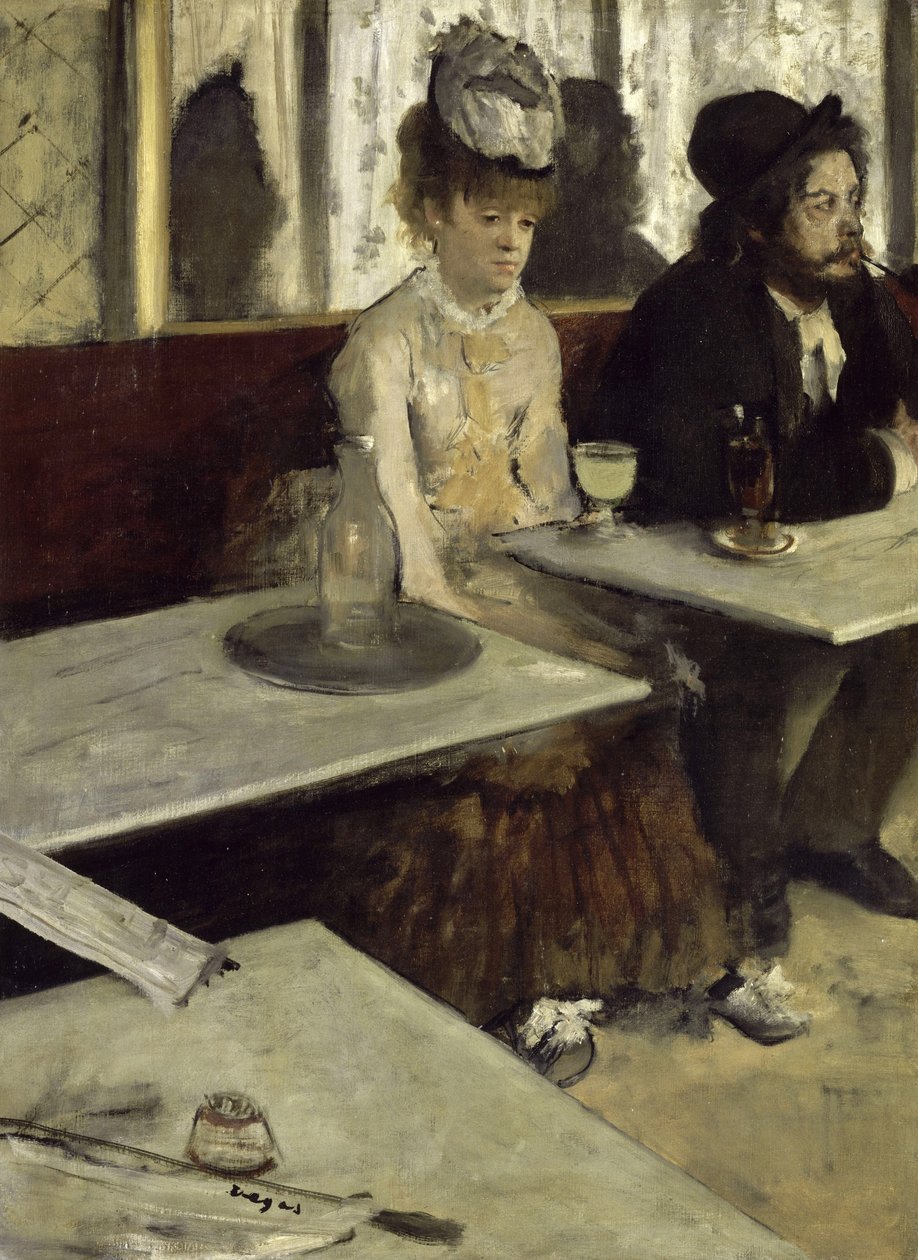 V kavárně od Edgar Degas
