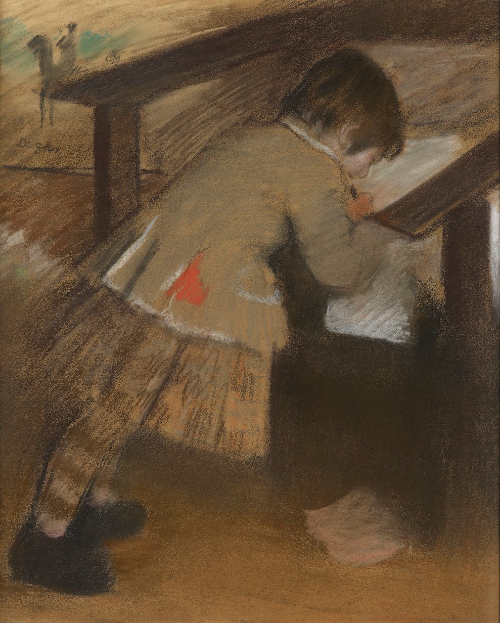 Jacques de Nittis jako dítě od Edgar Degas
