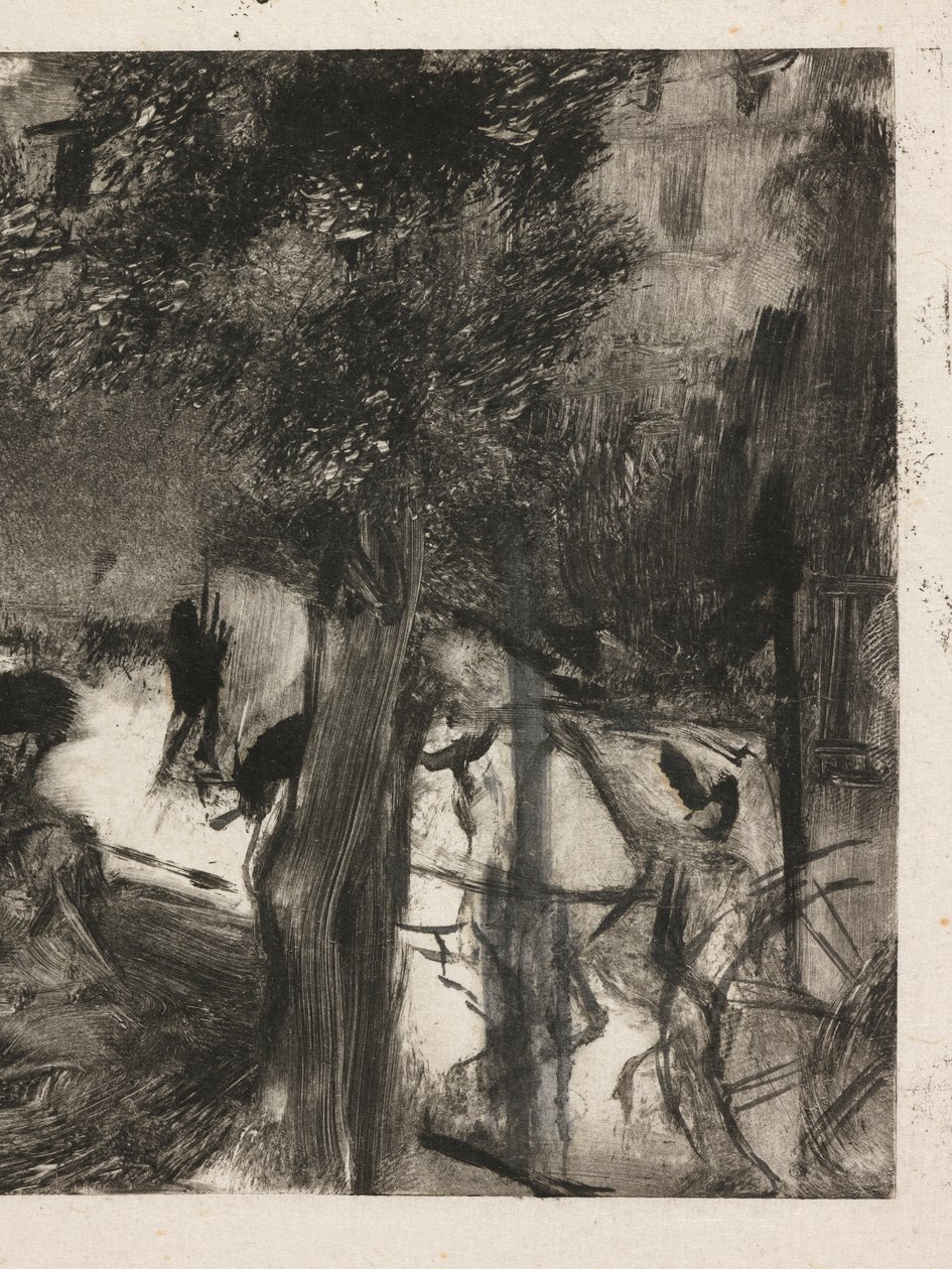 Dřevěná třída od Edgar Degas
