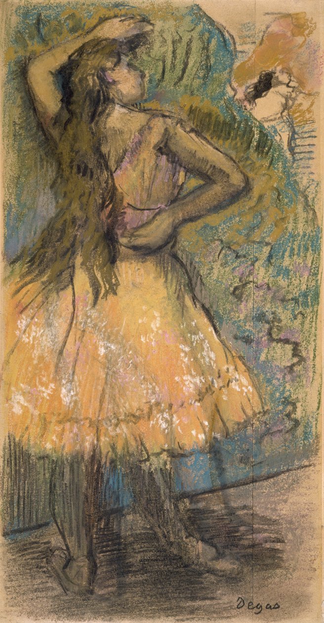 Tanečnice, kolem roku 1888 (pastel na papíře) od Edgar Degas