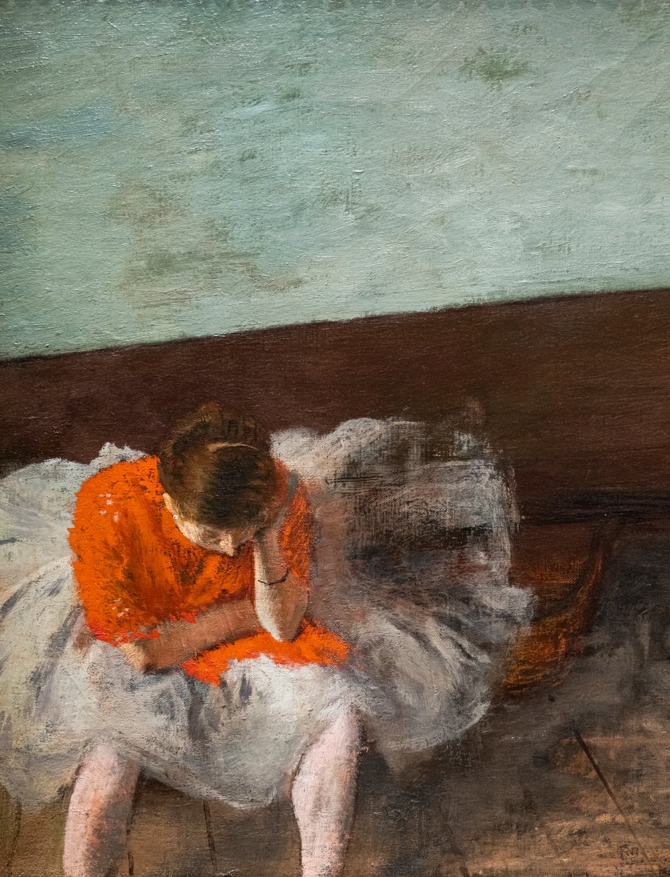 La Lecon de danse (Opakovací místnost) (detail). Kolem 1879. Olej na plátně. od Edgar Degas