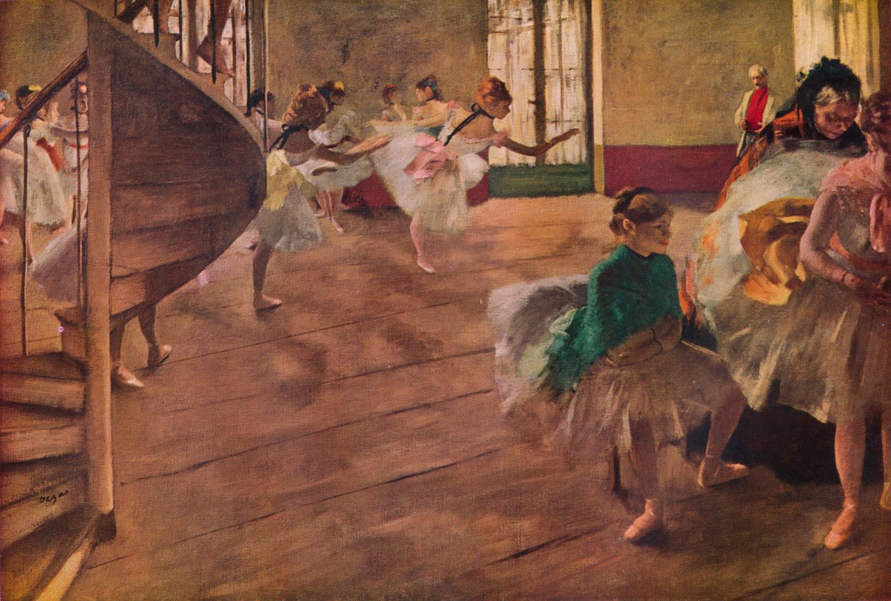 La Repetition, 1877 od Edgar Degas