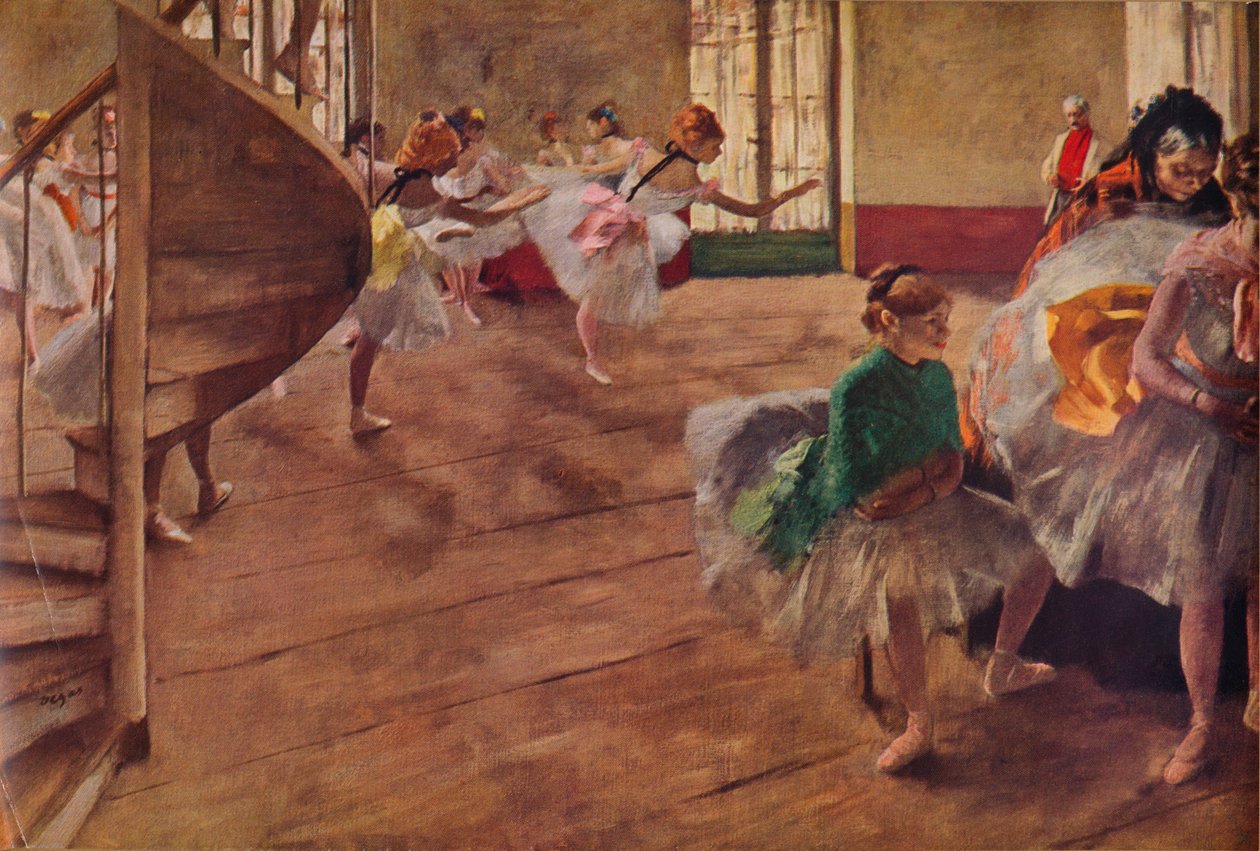 La Repetition, c1874 1935 od Edgar Degas
