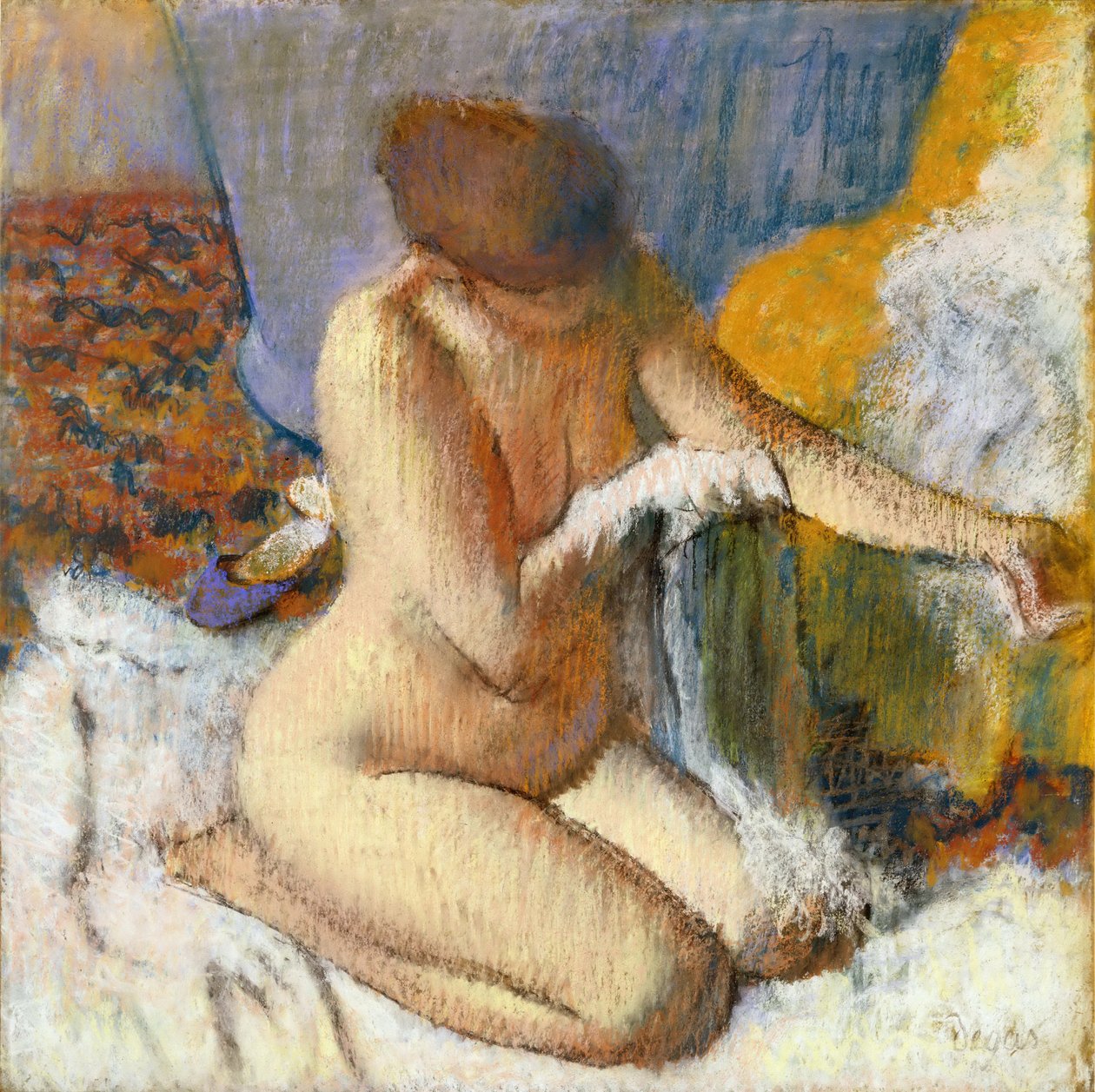 La Sortie du Bain od Edgar Degas