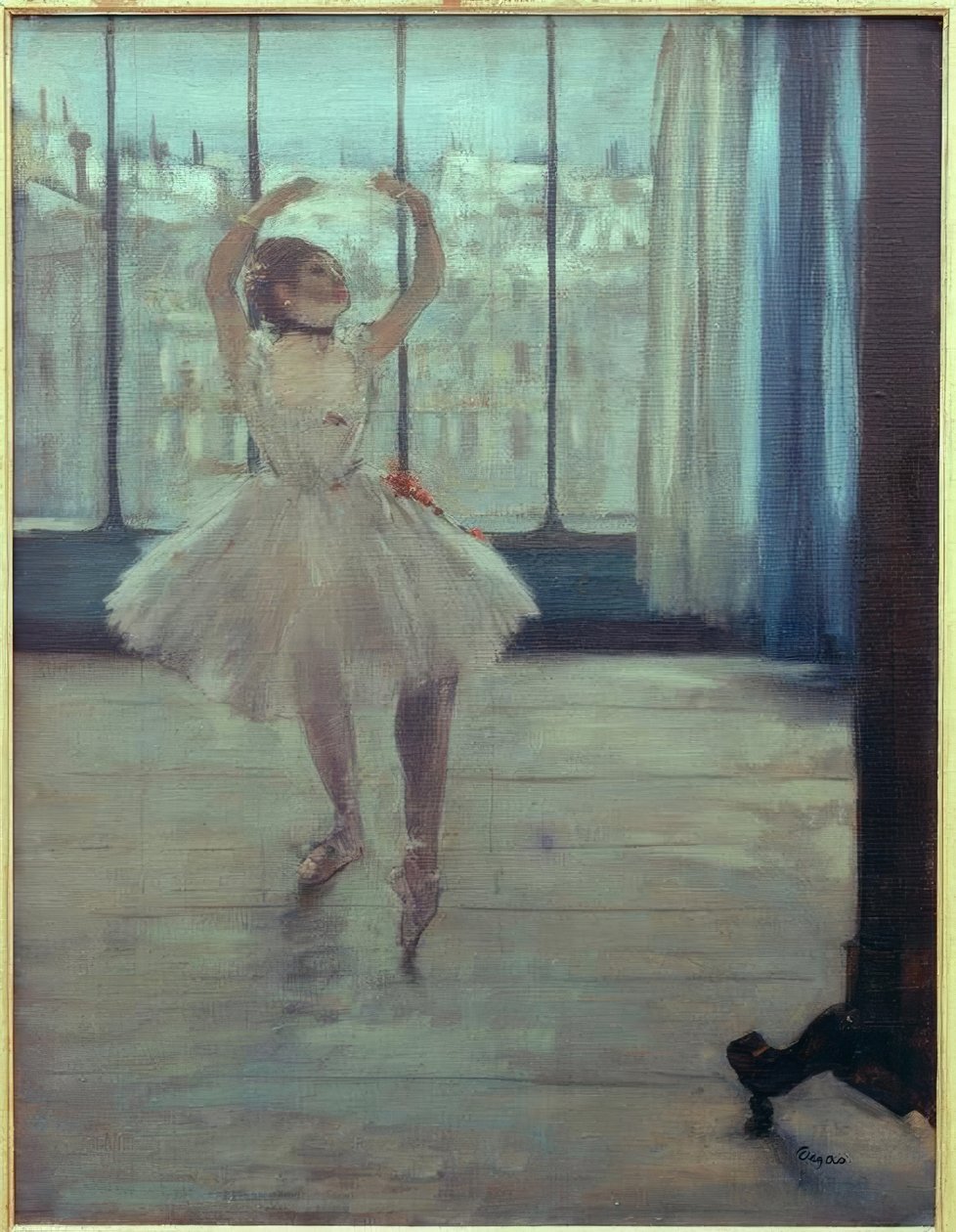 Tanečnice u fotografa od Edgar Degas