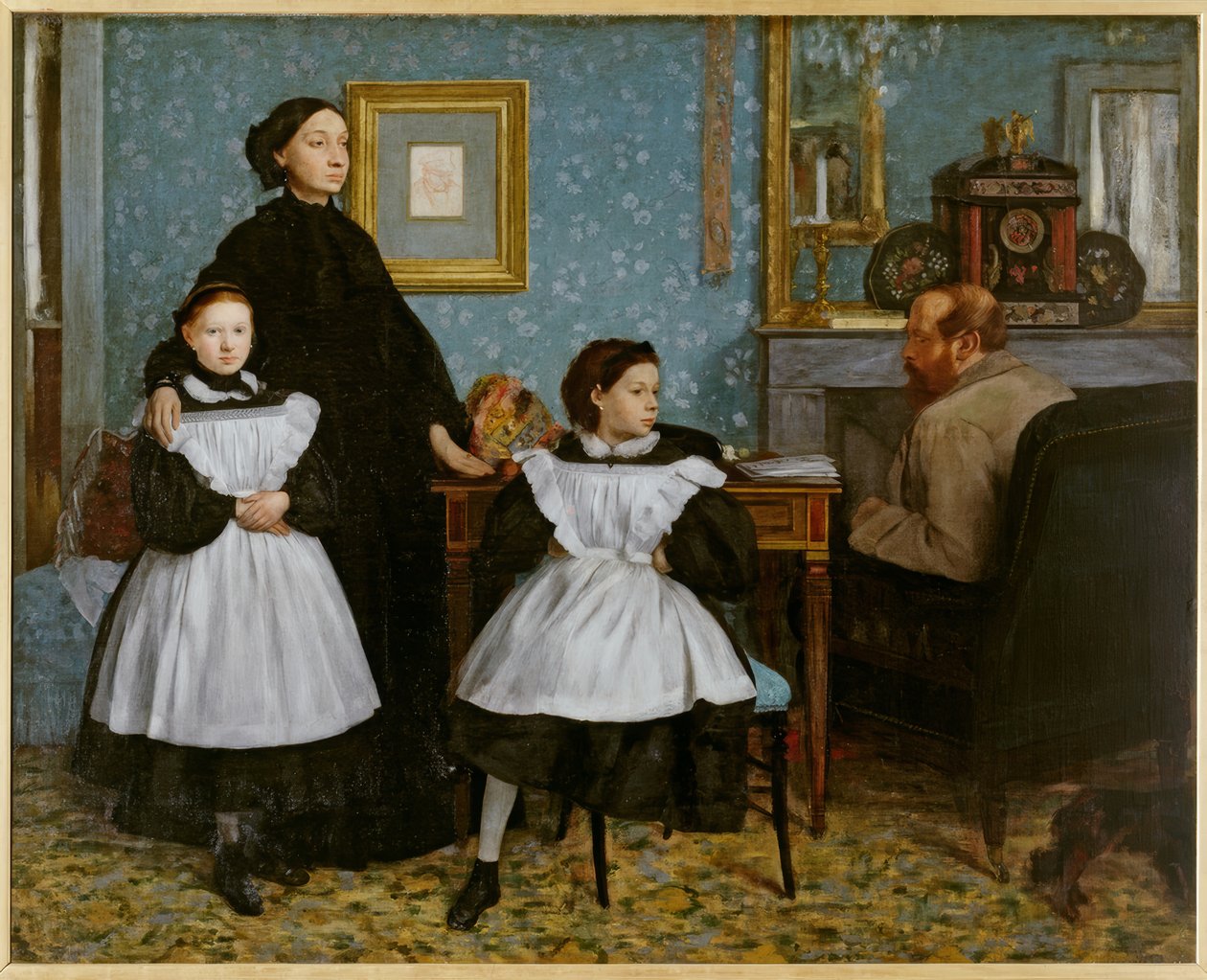 Rodina Bellelli od Edgar Degas