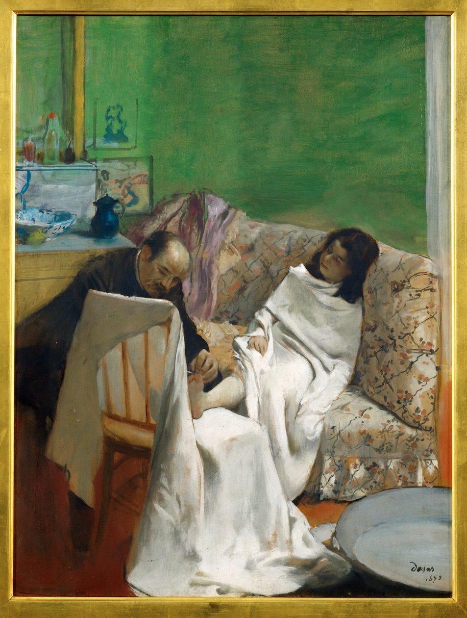 Pedikúra (malba na plátně) od Edgar Degas