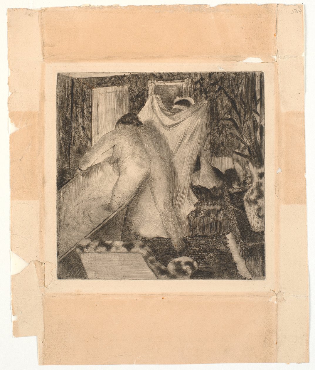 Opuštění vany od Edgar Degas