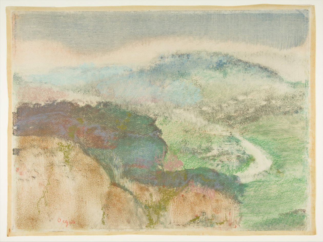 Krajina od Edgar Degas