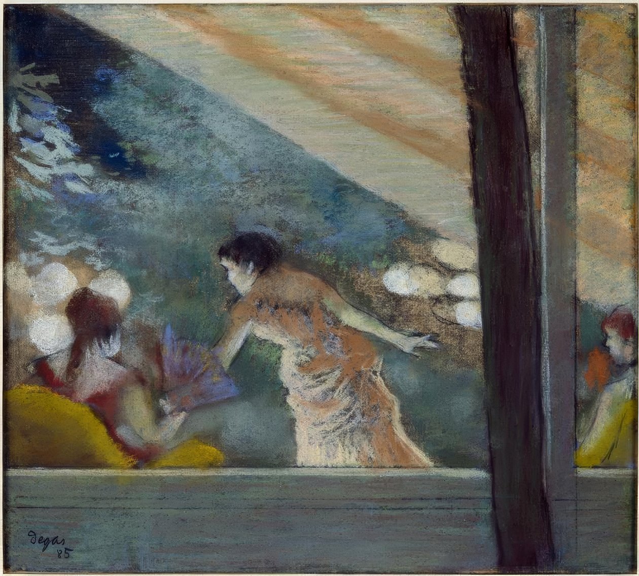 Kavárenský koncert ambasadorům od Edgar Degas