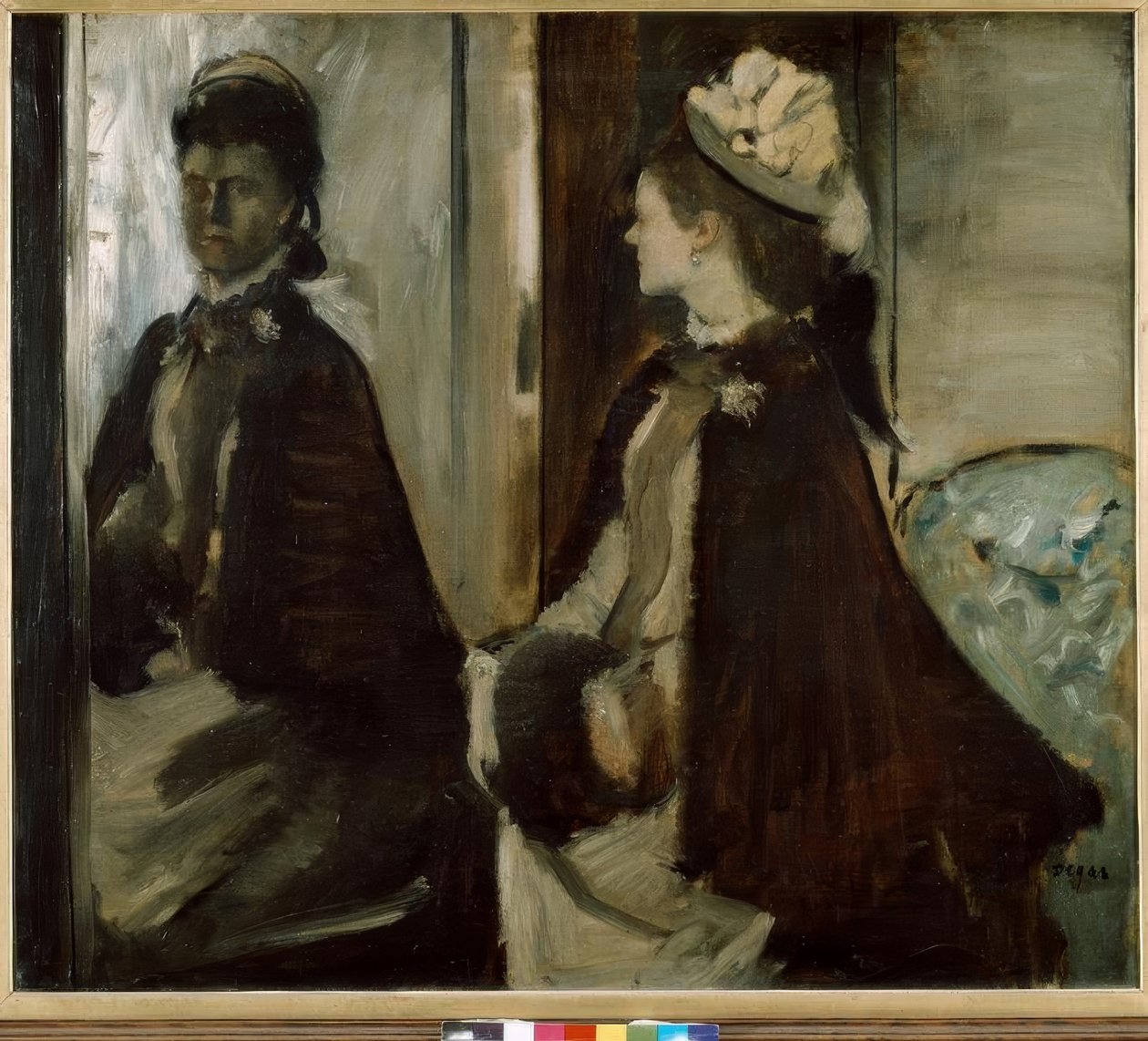 Madame Jeantaud u zrcadla od Edgar Degas