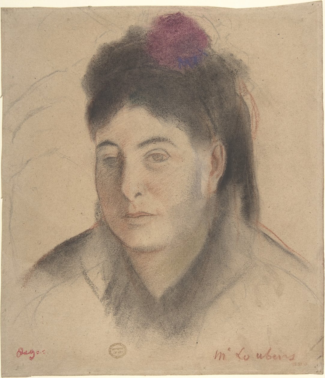 Paní Loubensová od Edgar Degas