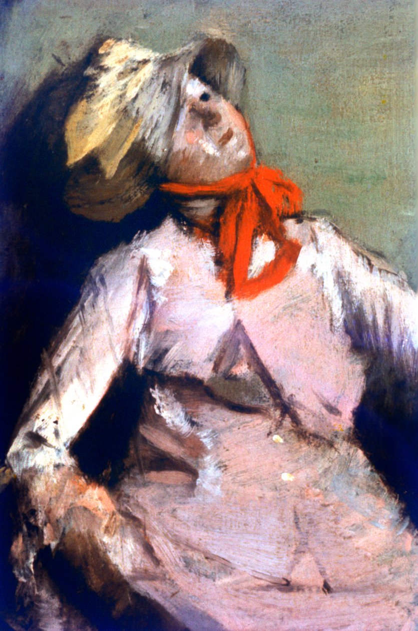 Detail Muž a loutka, c1860 od Edgar Degas