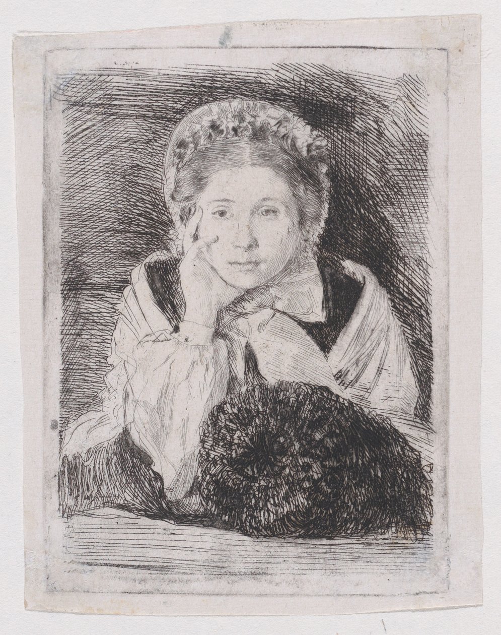 Marguerite De Gas, umělcova sestra od Edgar Degas