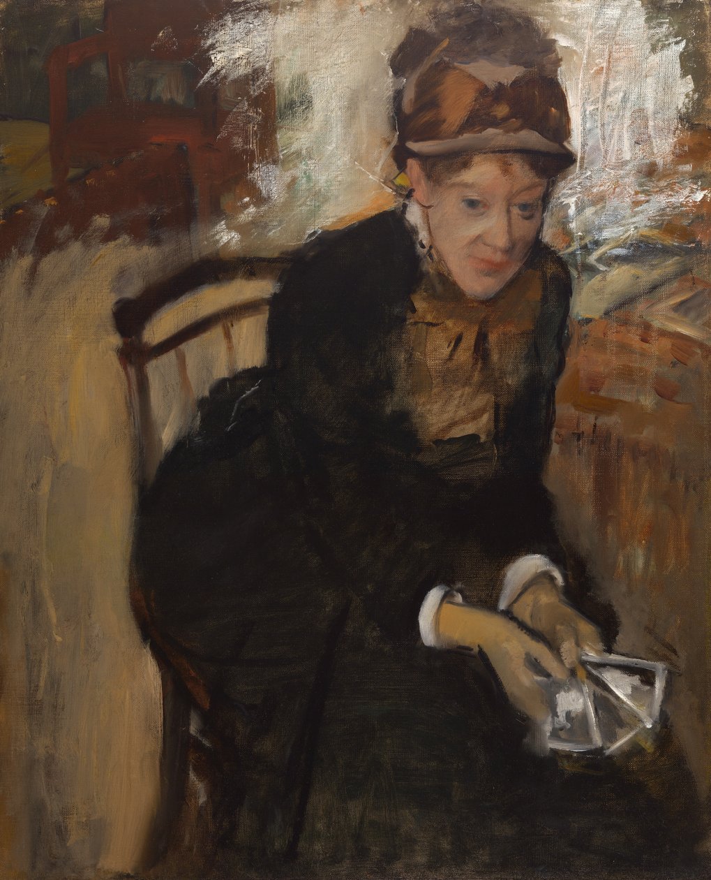Mary Cassattová od Edgar Degas