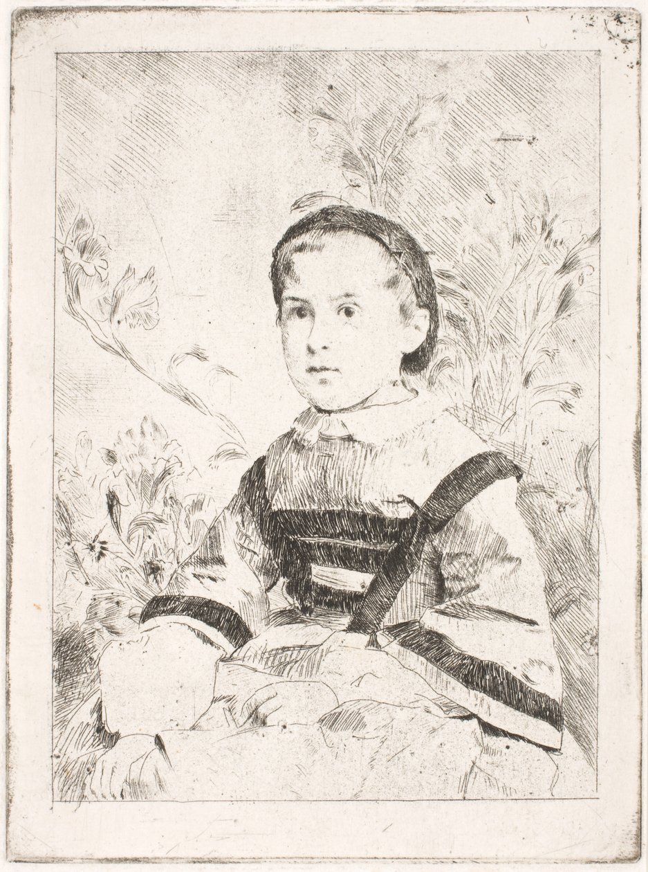 Slečna Nathalie Wolkonska od Edgar Degas