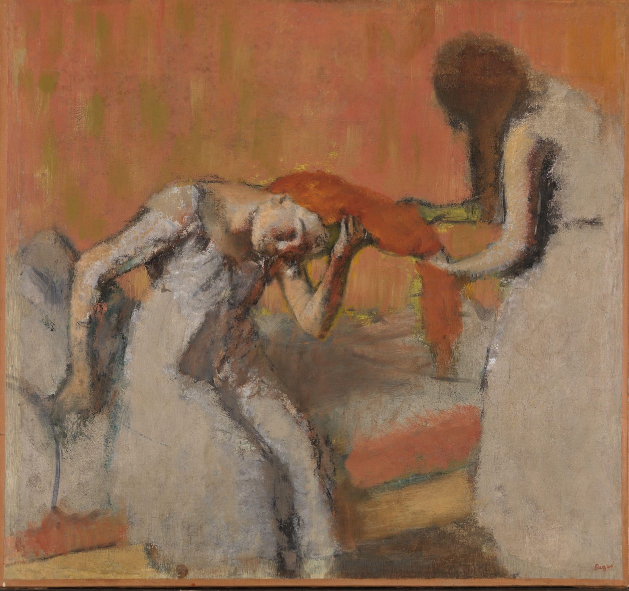 Ranní toaleta od Edgar Degas