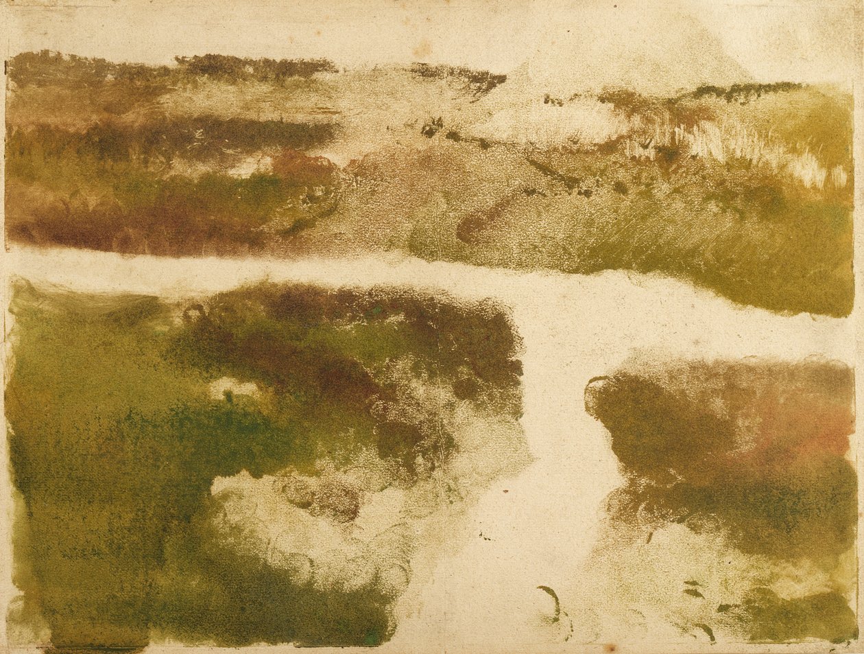 Horská krajina od Edgar Degas