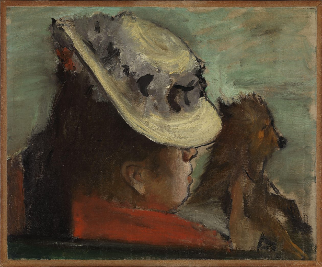 Norský jazyk Bokmål:  Dame med hund Dáma se psem od Edgar Degas