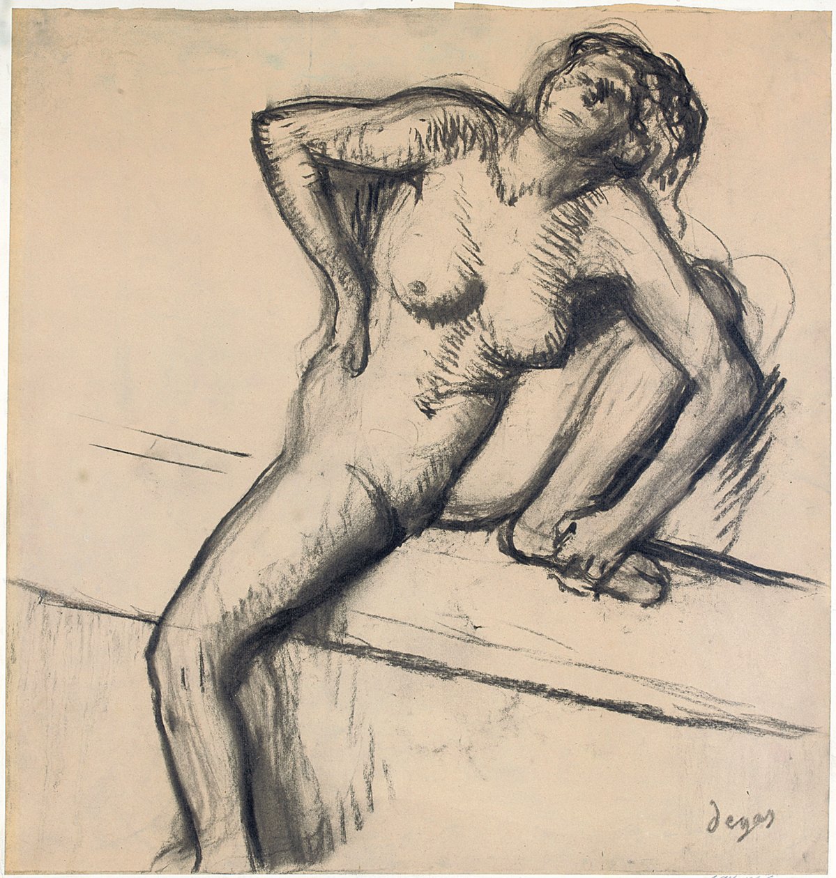 Nyní konec 90. let 19. století od Edgar Degas