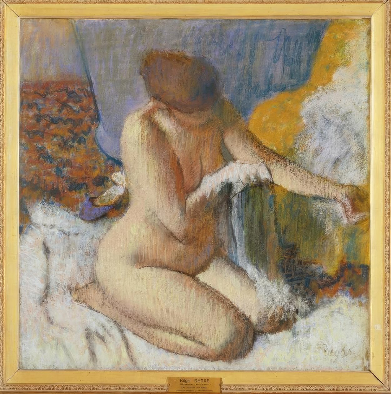 Po koupeli nahá od Edgar Degas
