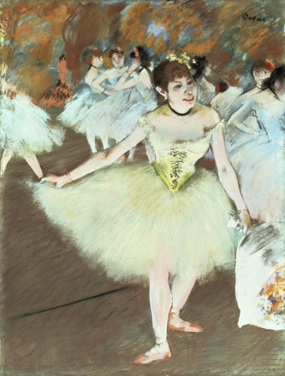Na jevišti, 1879-81 od Edgar Degas