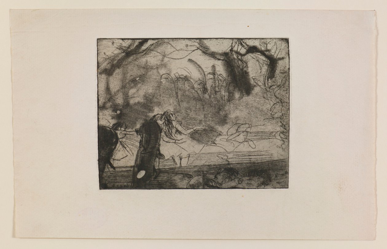Na scéně III od Edgar Degas