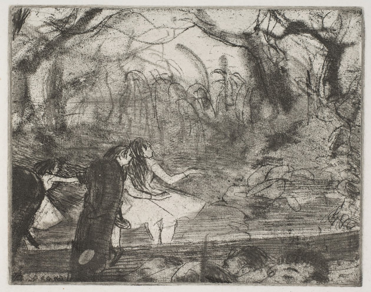 Na jevišti III, 1876-77. od Edgar Degas