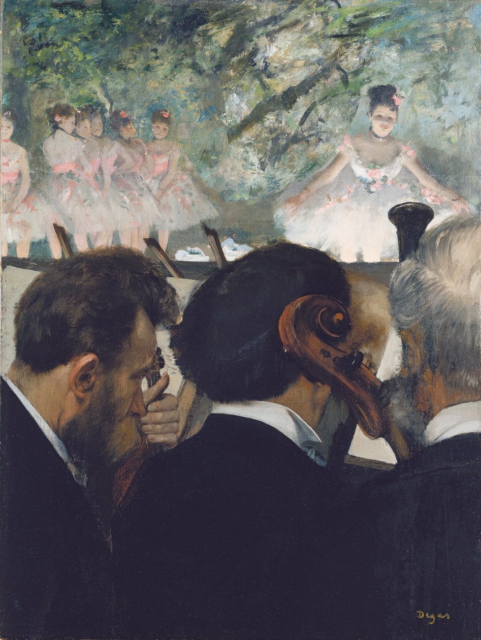 Hudebníci orchestru od Edgar Degas