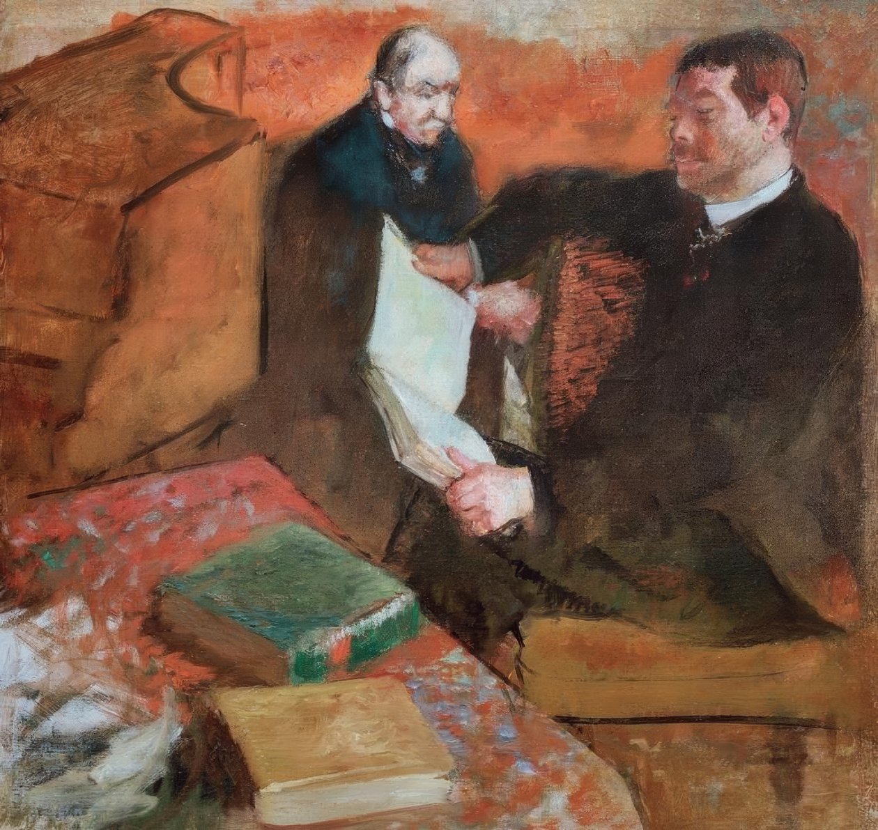 Pohané a Degasův otec od Edgar Degas