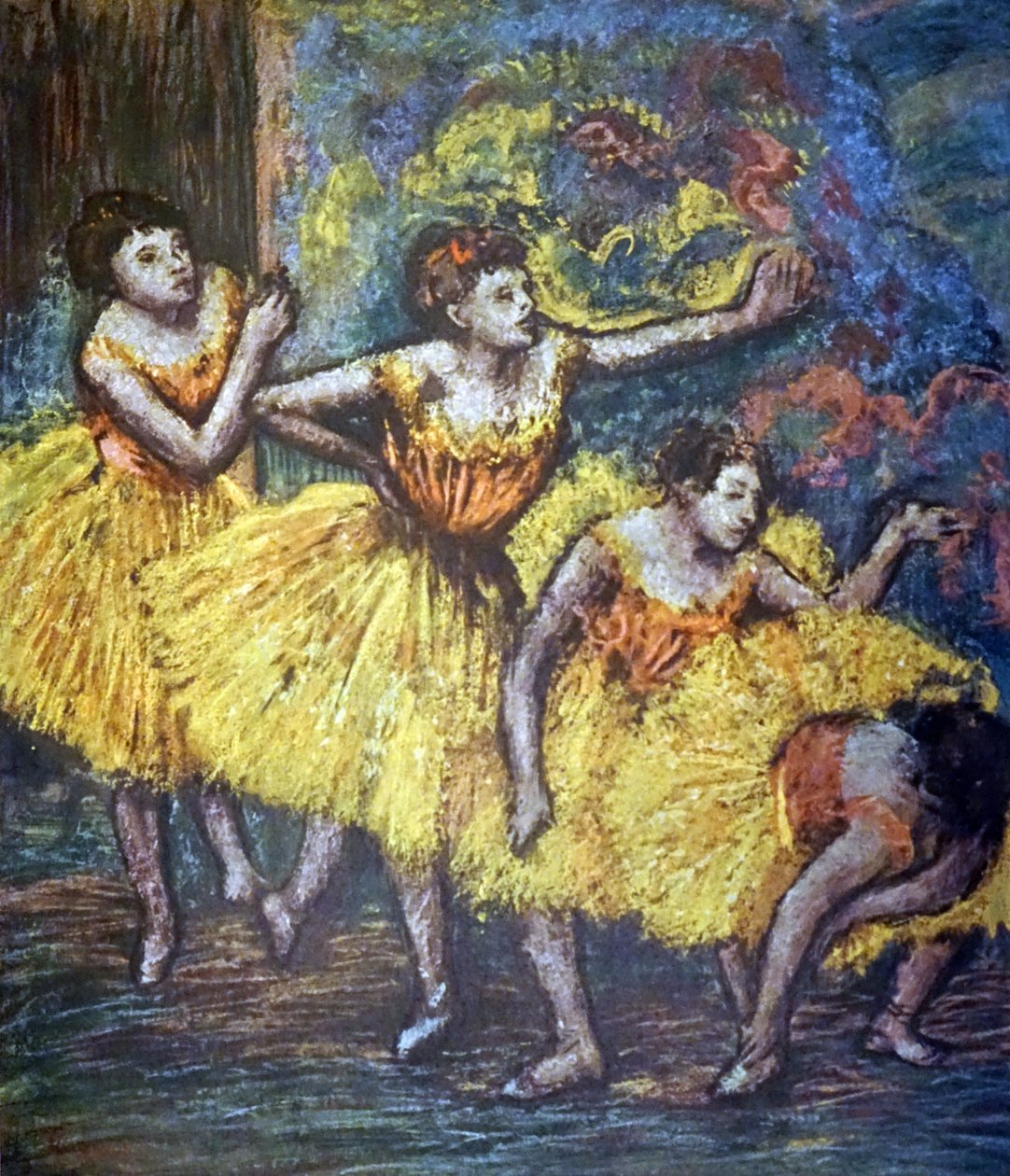 Obraz s názvem Čtyři tanečníci od Edgara Degase od Edgar Degas