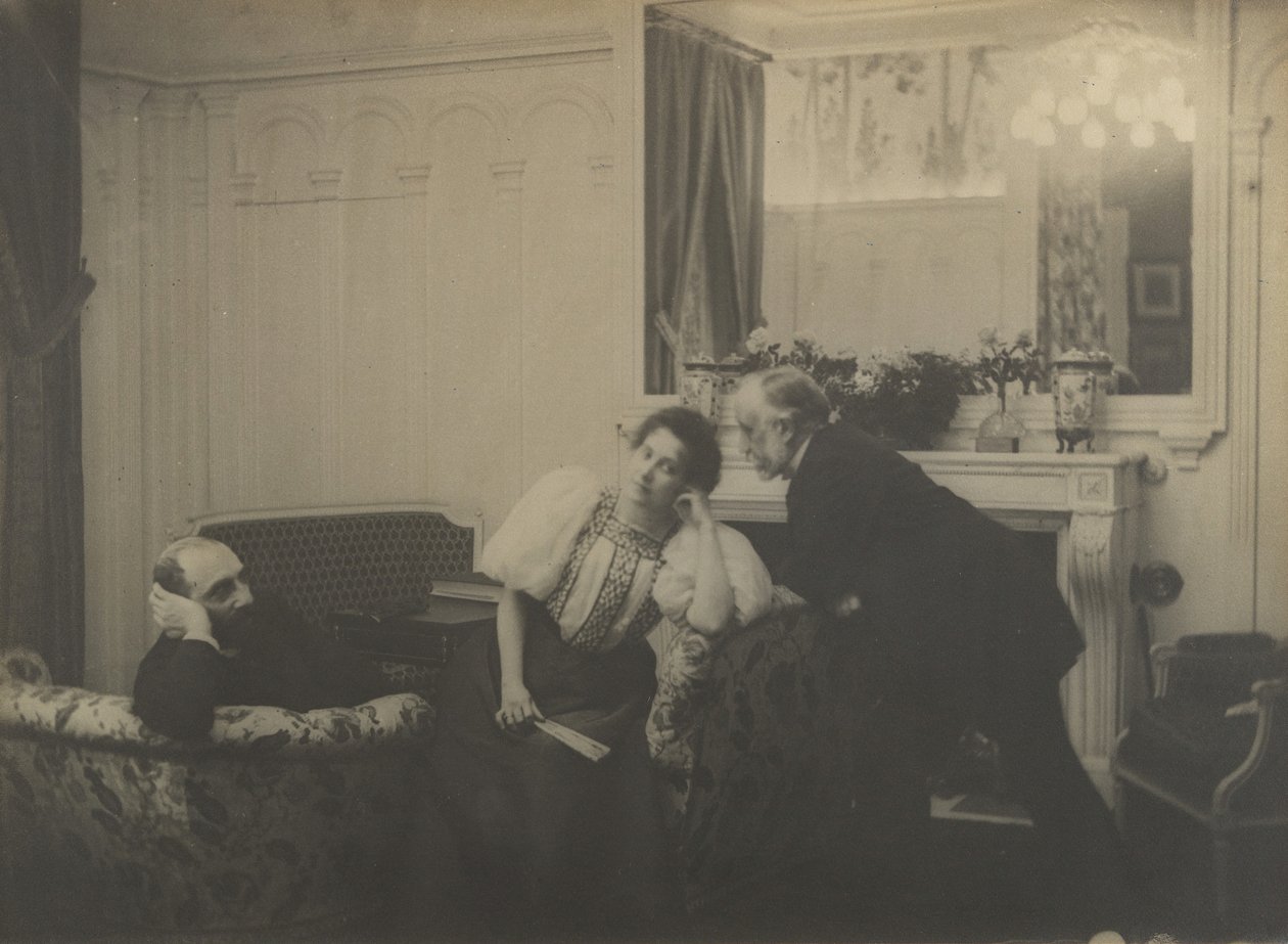 Paul Poujaud, paní. Arthur Fontaine a Degas, 1895. od Edgar Degas
