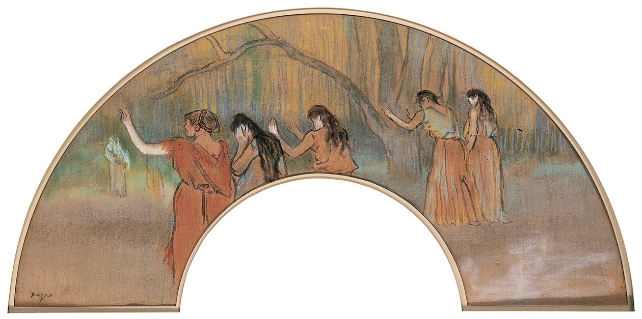Operní postavy, kolem roku 1880 od Edgar Degas