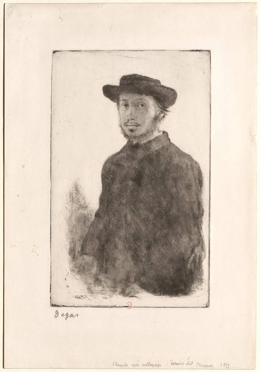 [Portrét Degase] od Edgar Degas