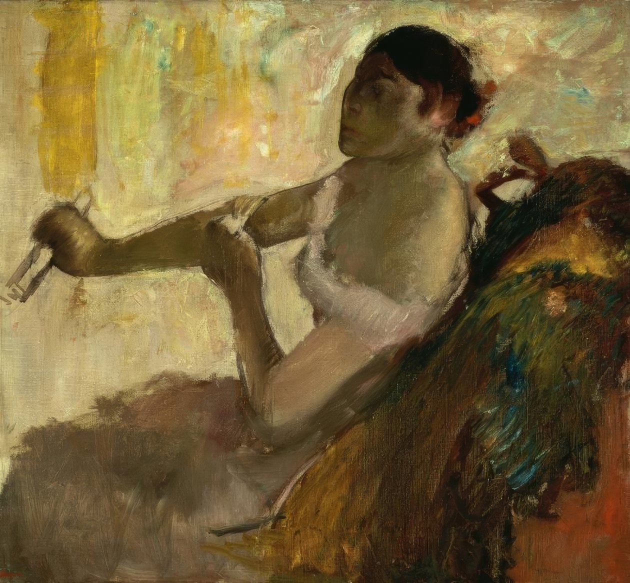 Portrét Rose Caronové od Edgar Degas