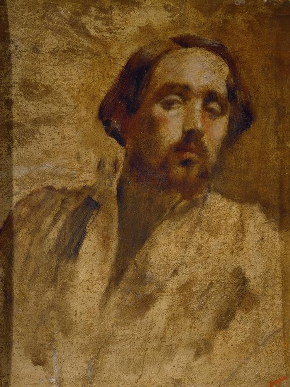 Portrét umělce v dílenské halence od Edgar Degas