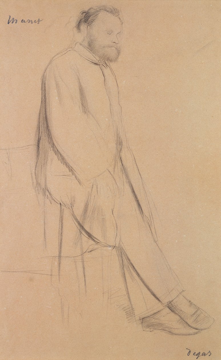 Portrét Edouarda Maneta (1832-83) od Edgar Degas