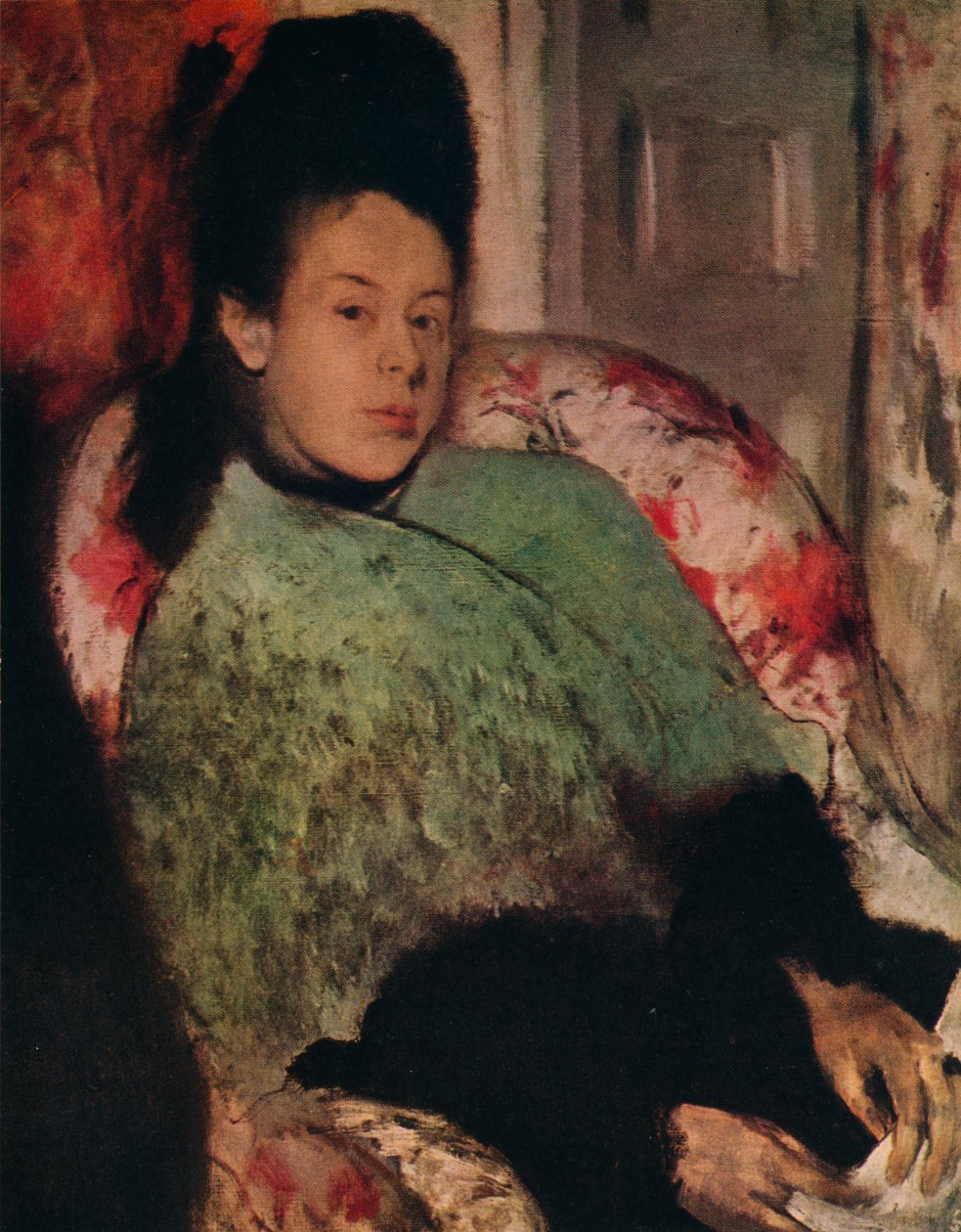 Portrét Eleny Carafa, c1875 od Edgar Degas