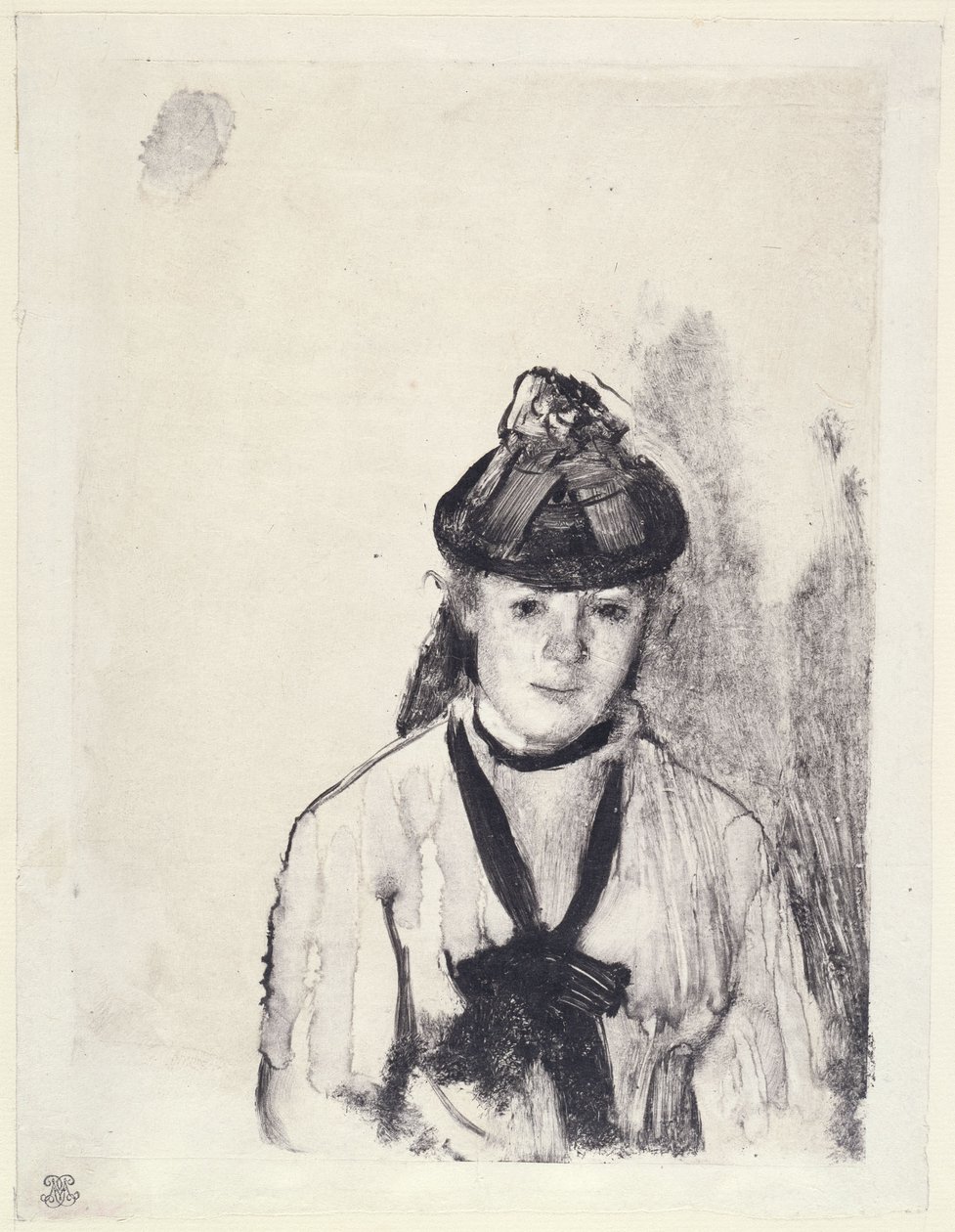 Portrét Ellen Andrée od Edgar Degas