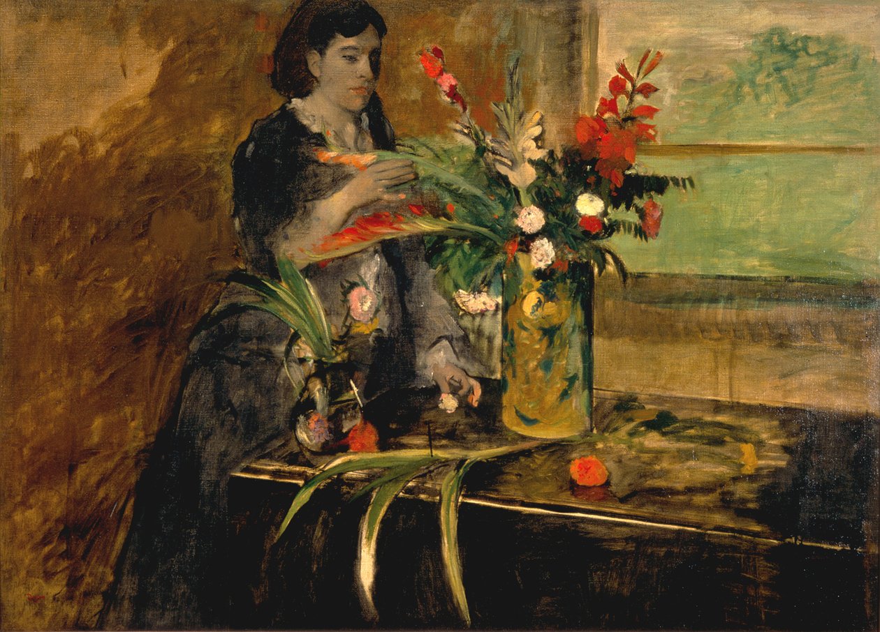 Portrét Estelle Musson Degas, 1872 od Edgar Degas