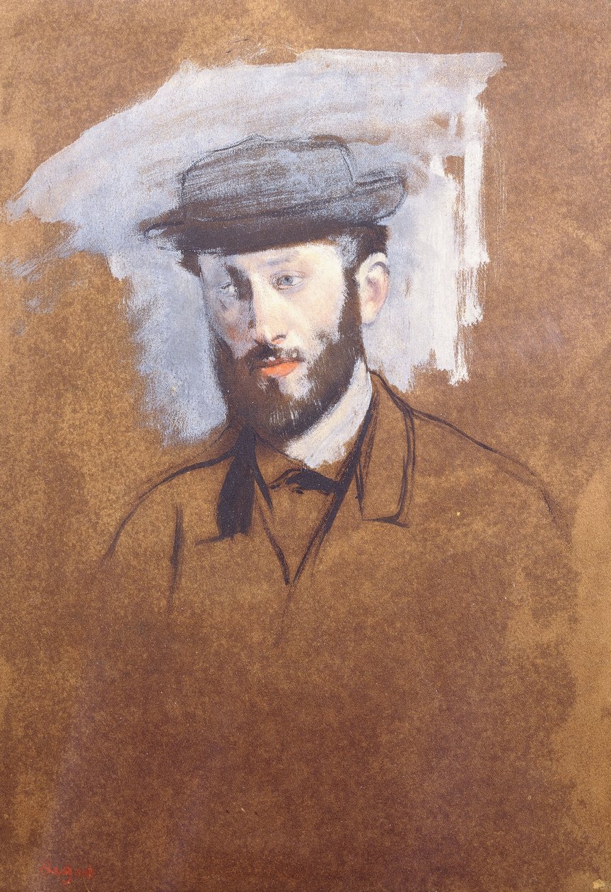 Portrét Eugena Maneta, kolem roku 1875 od Edgar Degas