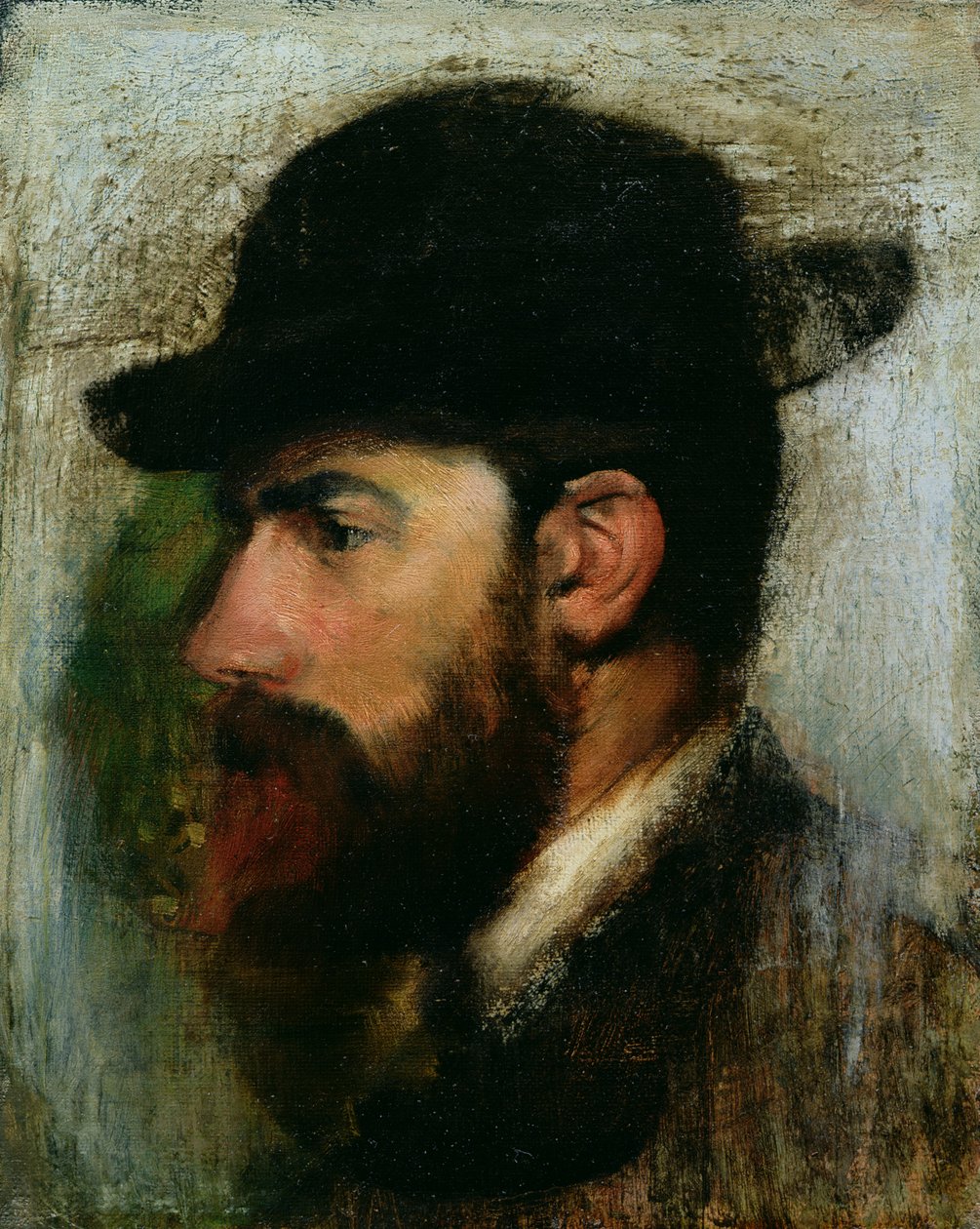 Portrét Henriho Rouarta (1833-1912) 1871 od Edgar Degas